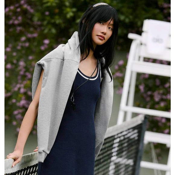 ALO Yoga Tennis Club Sweater Knit Dress - Picture 1 of 5